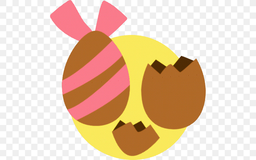 Easter Egg, PNG, 499x512px, Yellow, Cartoon, Easter Egg, Fruit, Honeybee Download Free