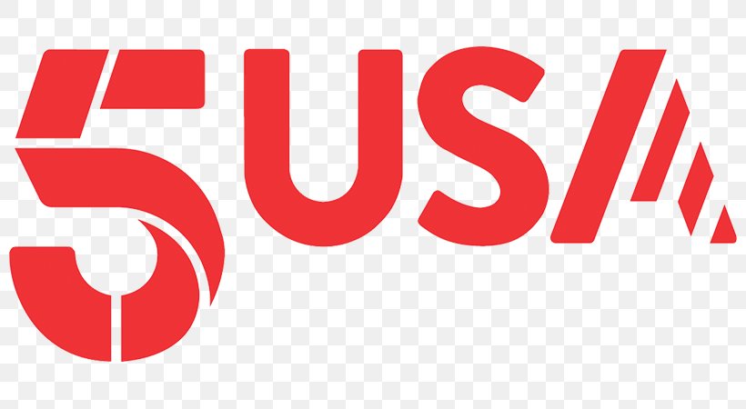 Logo 5USA Television Channel Channel 5 My5, PNG, 800x450px, Logo, Area, Brand, Channel 5, Citv Download Free