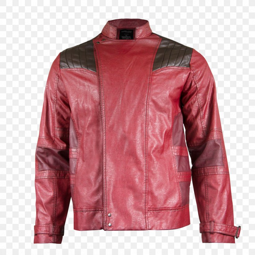 Star-Lord Leather Jacket T-shirt Clothing, PNG, 1000x1000px, Starlord, Captain Marvel, Clothing, Coat, Collar Download Free