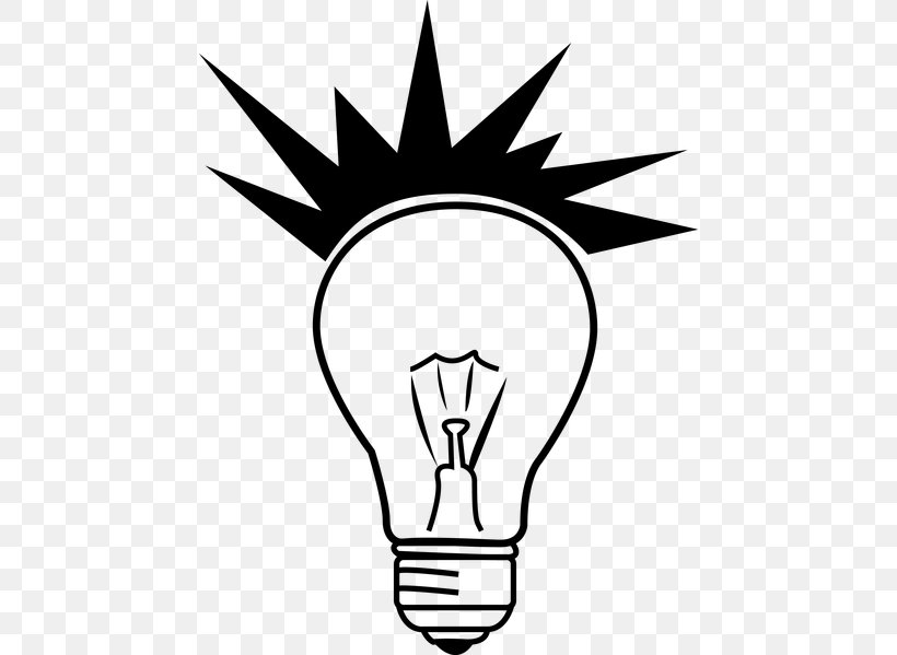 Clip Art Incandescent Light Bulb Line Art Drawing, PNG, 456x599px, Light, Blackandwhite, Cartoon, Coloring Book, Drawing Download Free