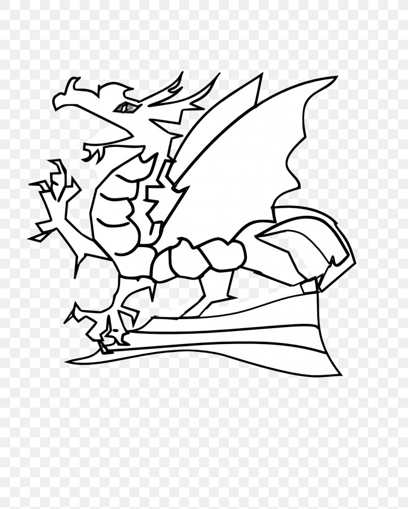 Dragon Black And White Clip Art, PNG, 723x1024px, Dragon, Area, Art, Black, Black And White Download Free