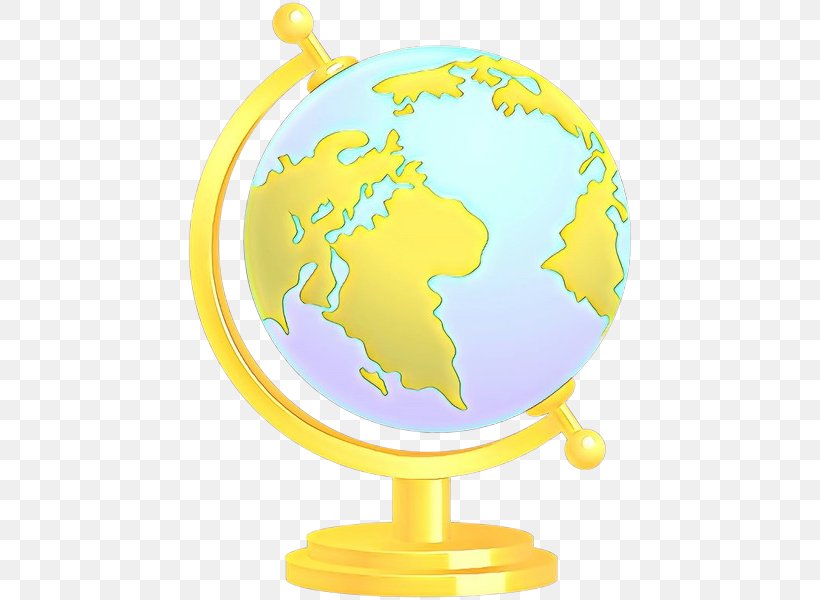 Globe Yellow World Clip Art Interior Design, PNG, 446x600px, Cartoon, Globe, Interior Design, Map, World Download Free
