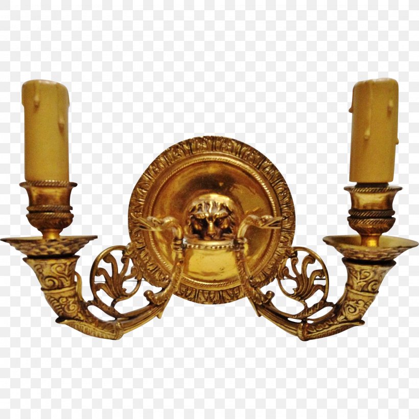 Lighting Sconce Brass Bronze, PNG, 1945x1945px, Light, Brass, Bronze, Candle, Candlestick Download Free