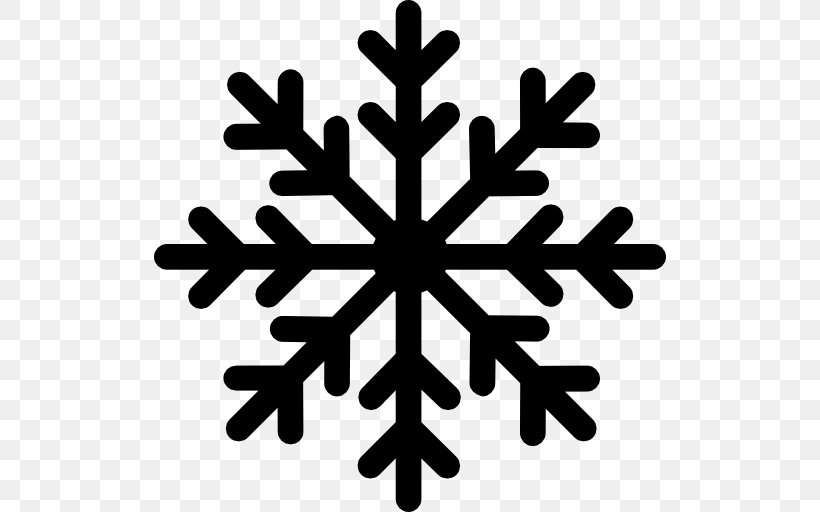 Snowflake Clip Art, PNG, 512x512px, Snowflake, Black And White, Cloud, Leaf, Royaltyfree Download Free