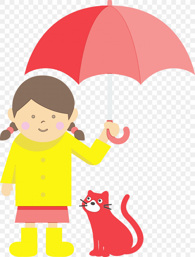 Cartoon Character Line Umbrella Meter, PNG, 2278x3000px, Raining Day, Cartoon, Character, Character Created By, Geometry Download Free