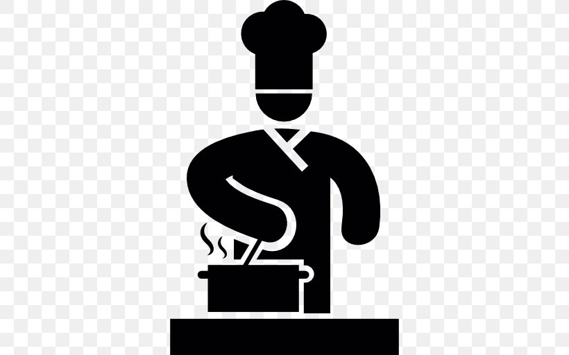 Chef Cooking Kitchen Recipe, PNG, 512x512px, Chef, Black And White, Brand, Cooking, Cooking Ranges Download Free