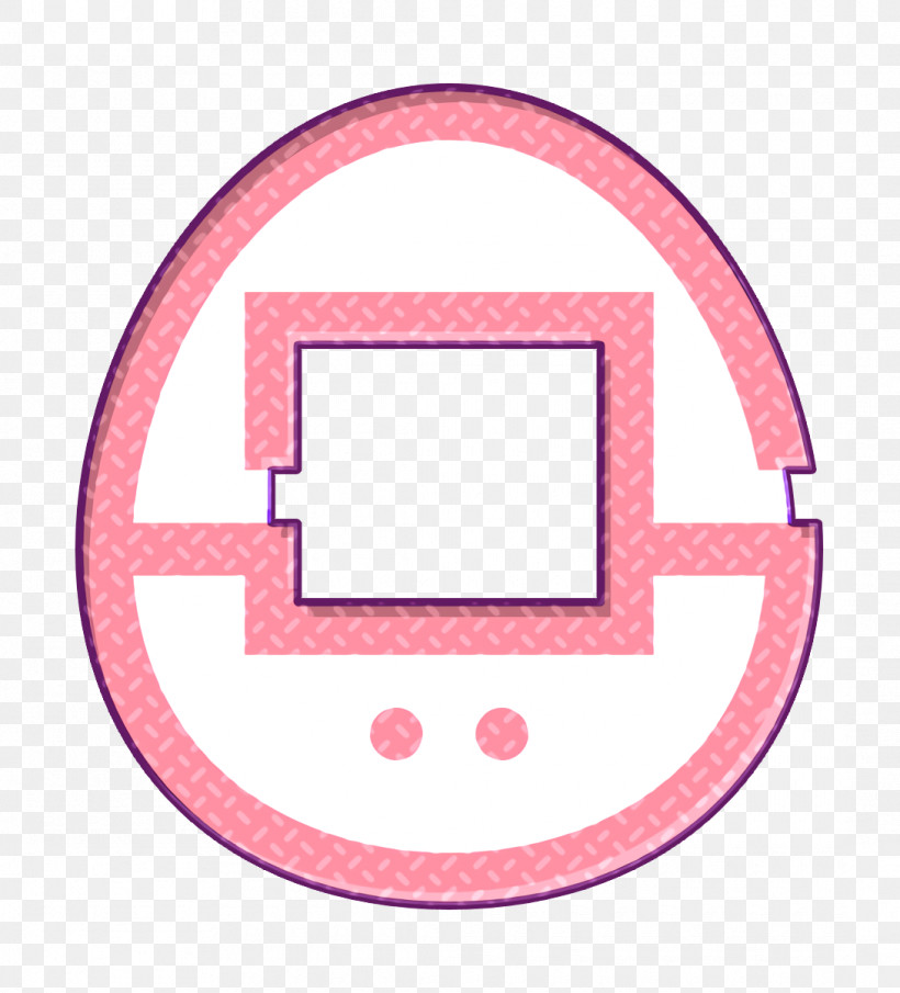 Tamagotchi Icon Toys Icon, PNG, 1090x1204px, Toys Icon, Circle, Pink, Sticker Download Free