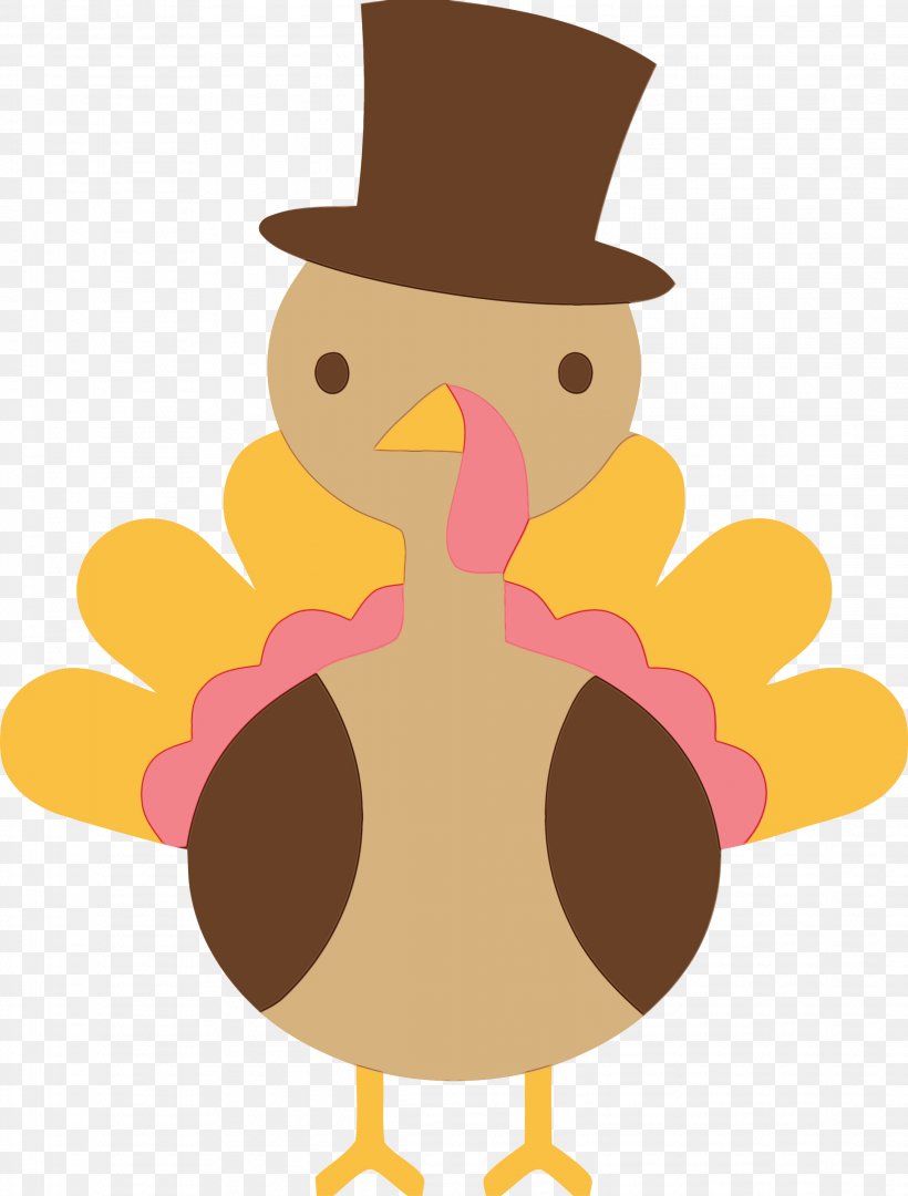 Cartoon Bird Beak Turkey, PNG, 2277x3000px, Thanksgiving Turkey, Beak, Bird, Cartoon, Paint Download Free
