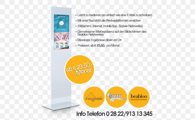 Beabloo SL Banner Brand Product Design Logo, PNG, 503x507px, Banner, Advertising, Brand, Digital Media, Digital Signs Download Free