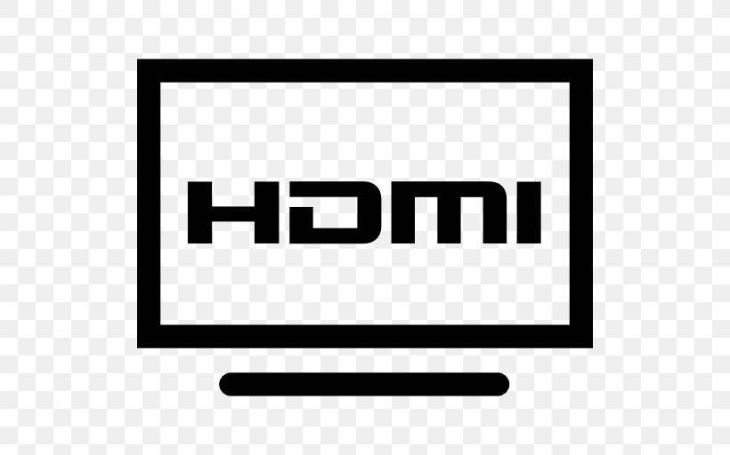 HDMI Laptop Computer Software, PNG, 512x512px, Hdmi, Area, Black, Black And White, Brand Download Free