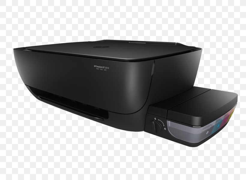 Hewlett-Packard Multi-function Printer HP Deskjet GT 5820, PNG, 800x600px, Hewlettpackard, Canon, Continuous Ink System, Electronic Device, Electronics Download Free