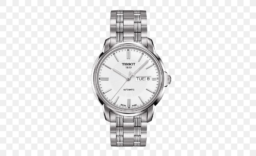 Le Locle Tissot Automatic Watch ETA SA, PNG, 500x500px, Le Locle, Automatic Watch, Black And White, Bracelet, Brand Download Free