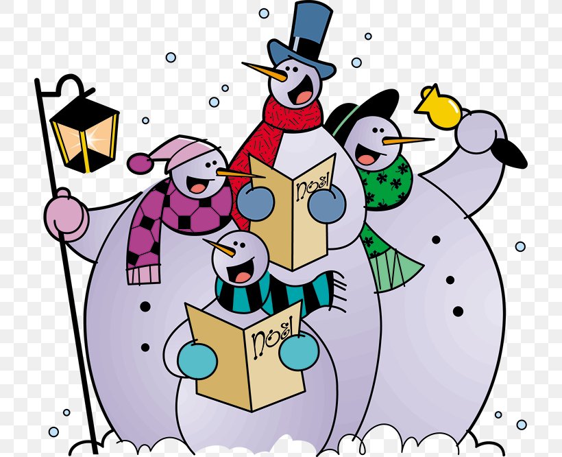 Snowman Carol Singing Choir Clip Art, PNG, 720x666px, Watercolor, Cartoon, Flower, Frame, Heart Download Free