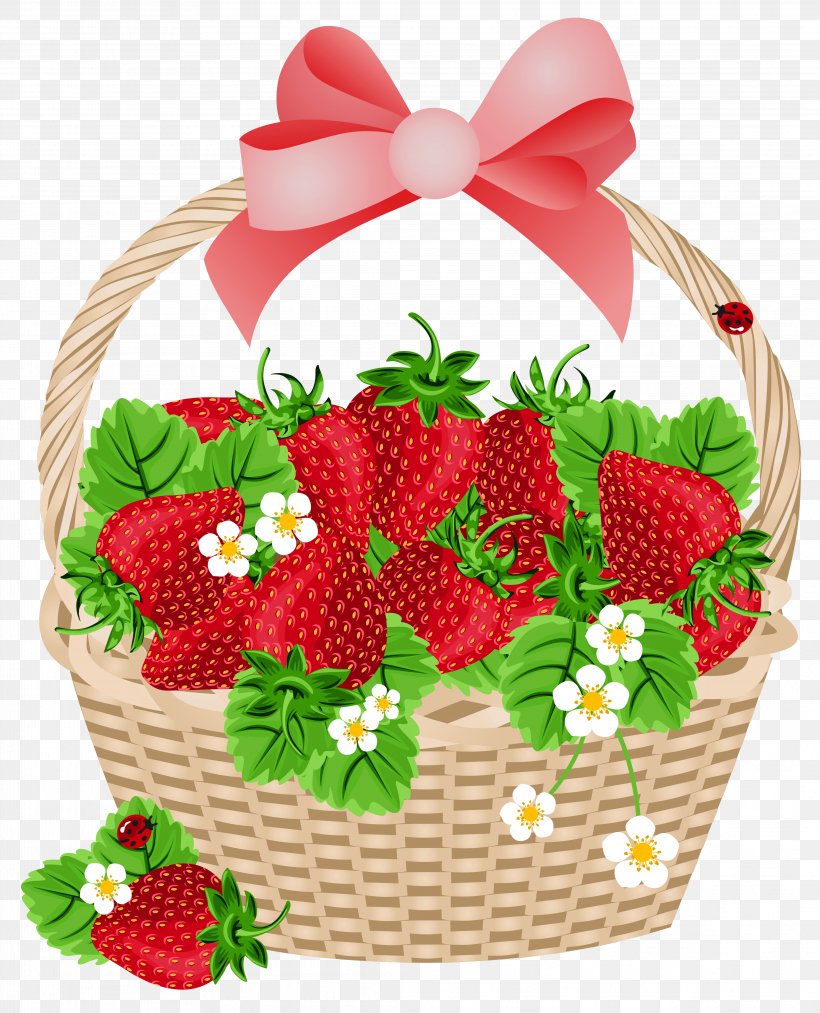 Strawberry Basket Fruit Clip Art, PNG, 4158x5138px, Strawberry, Apple, Basket, Berry, Christmas Ornament Download Free