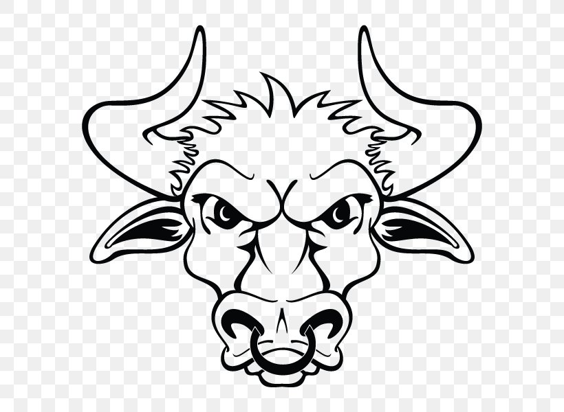 Cattle Bull Ox Clip Art, PNG, 600x600px, Cattle, Art, Artwork, Black, Black And White Download Free