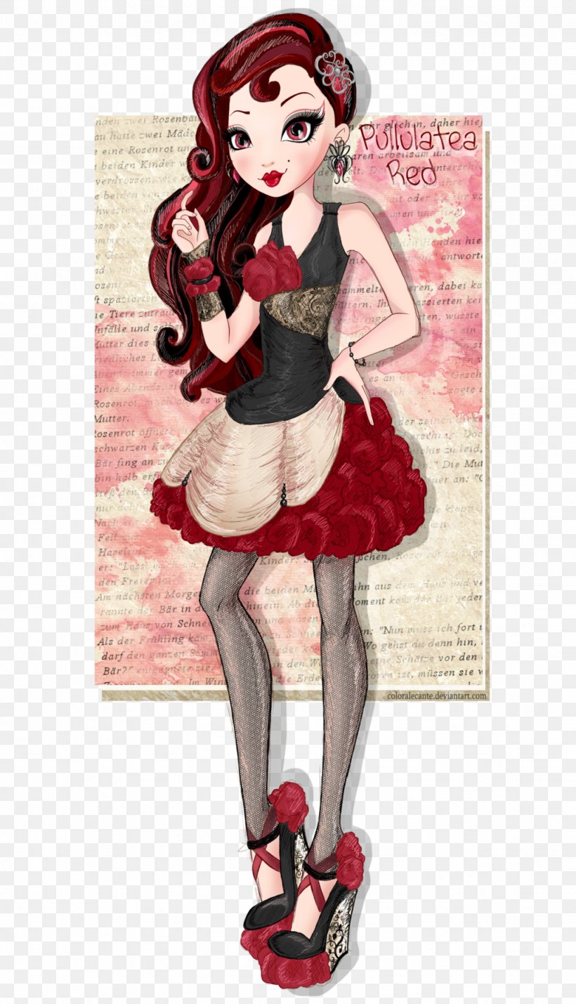 Ever After High Doll Monster High Snow-White And Rose-Red, PNG, 1024x1785px, Watercolor, Cartoon, Flower, Frame, Heart Download Free