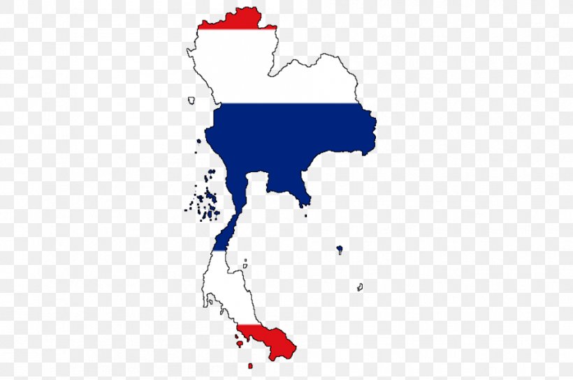 Flag Of Thailand Map, PNG, 945x629px, Thailand, Area, Art, Blank Map, Blue Download Free