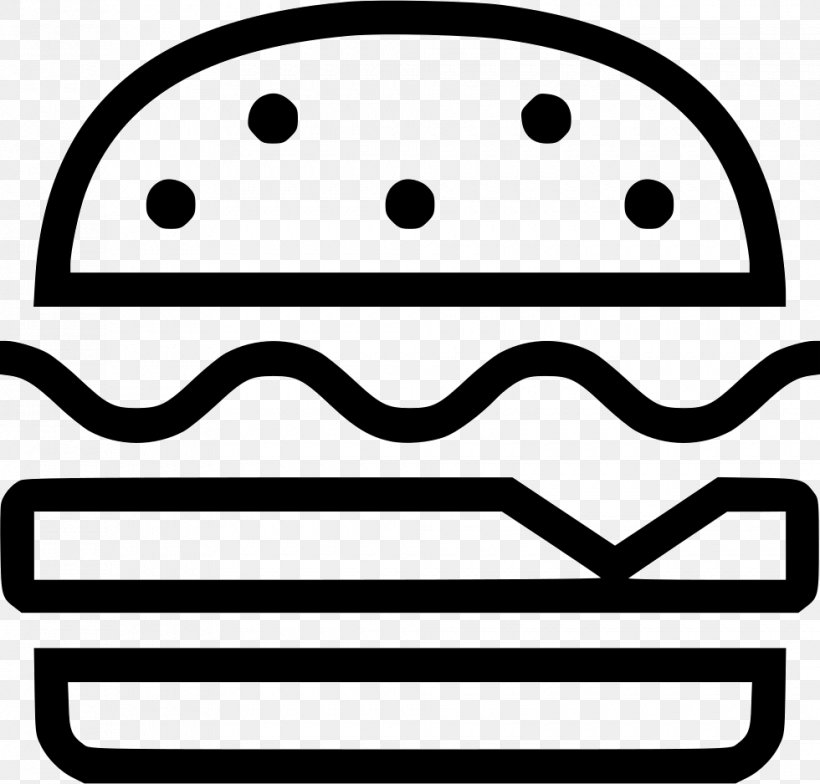 Hamburger Cheeseburger Clip Art Bacon, PNG, 980x938px, Hamburger, Bacon, Blackandwhite, Burger King Hamburger, Cheeseburger Download Free