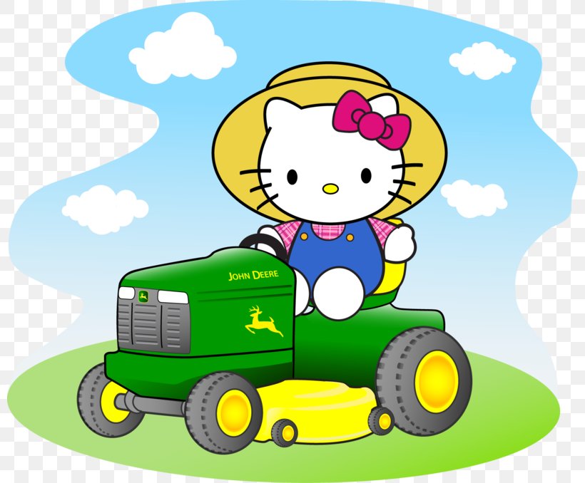 Hello Kitty Kitty Farmer Sanrio ディアダニエル, PNG, 800x678px, Hello Kitty, Art, Deutzfahr Agrotron, Deviantart, Farm Download Free