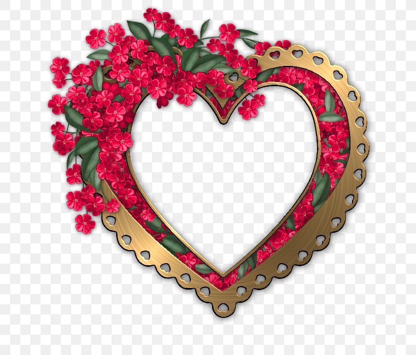 Borders And Frames Picture Frames Clip Art Heart Image, PNG, 700x700px, Borders And Frames, Decorative Arts, Flower, Heart, Information Download Free