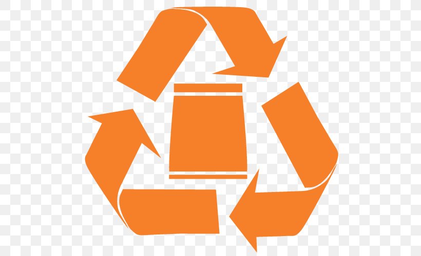 Rubbish Bins & Waste Paper Baskets Recycling Symbol Recycling Bin, PNG, 500x500px, Paper, Area, Blue Bag, Brand, Decal Download Free
