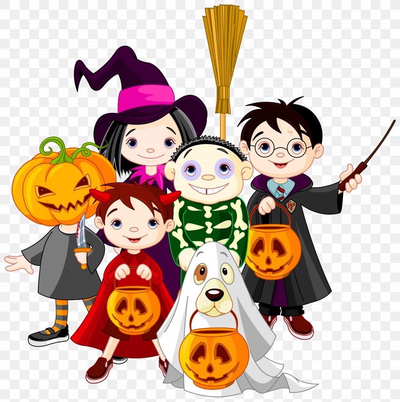 Halloween Costume Trick-or-treating Child Clip Art, PNG, 5068x5108px, Halloween, Art, Artwork, Cartoon, Child Download Free