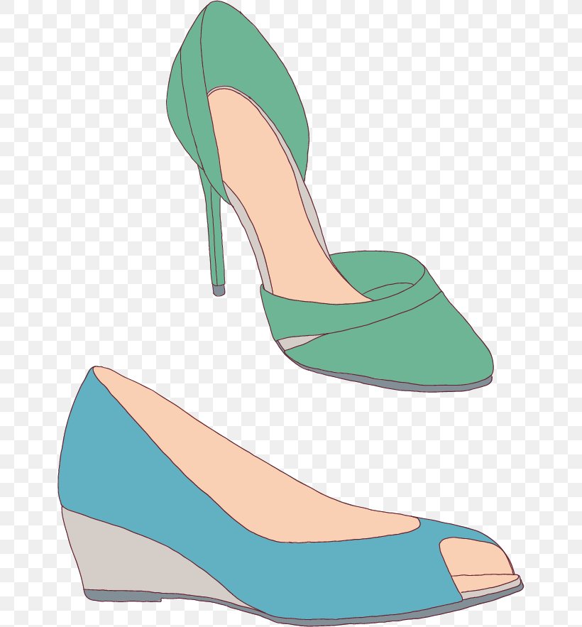 High-heeled Footwear Shoe Designer Euclidean Vector, PNG, 658x883px, Highheeled Footwear, Absatz, Aqua, Court Shoe, Designer Download Free