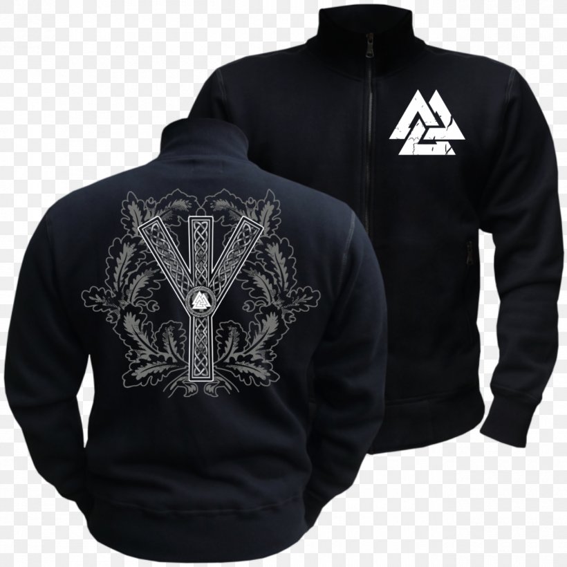 Hoodie T-shirt Jacket Odin Clothing, PNG, 1300x1300px, Hoodie, Black, Brand, Clothing, Clothing Accessories Download Free