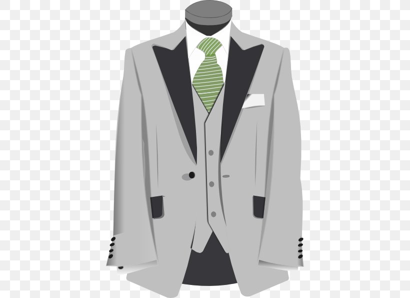 Suit Jacket Necktie Clip Art, PNG, 396x595px, Suit, Blazer, Brand, Coat, Fashion Download Free