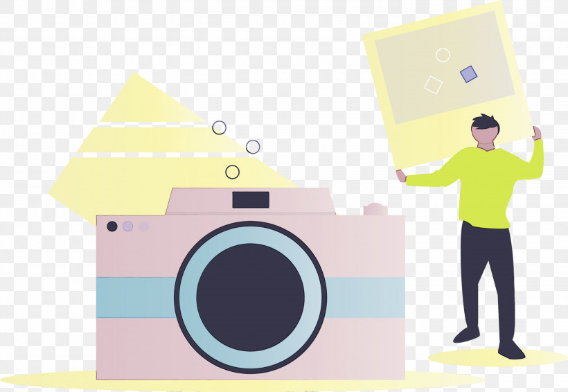 Technology, PNG, 3000x2073px, Camera, Paint, Technology, Watercolor, Wet Ink Download Free