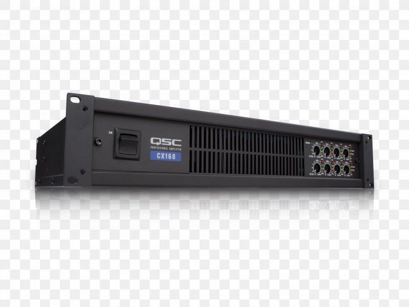 Audio Power Amplifier QSC CX168 QSC Audio Products QSC RMX2450, PNG, 2048x1536px, Audio Power Amplifier, Amplifier, Audio, Audio Receiver, Electric Power Download Free