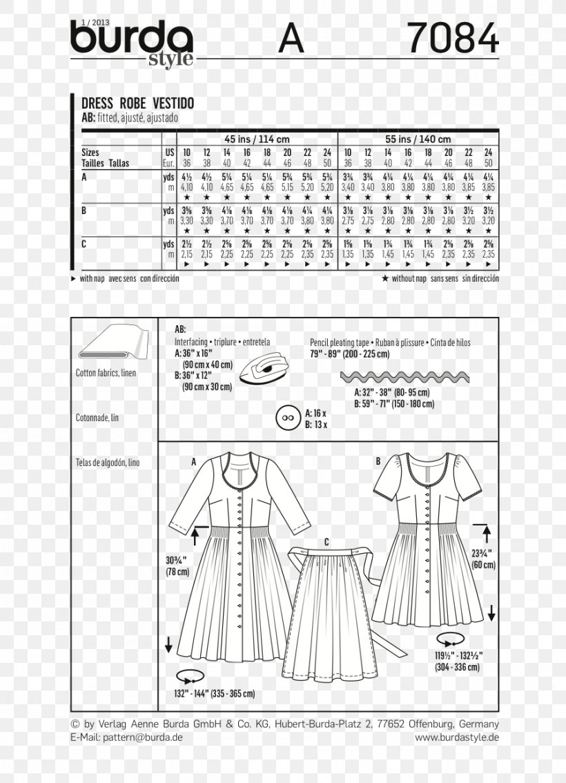 Burda Style Dress Sewing Evening Gown Pattern, PNG, 896x1240px, Burda Style, Apron, Area, Artwork, Black And White Download Free