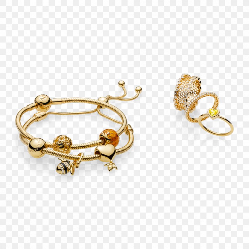 Earring Pandora Jewellery Bracelet Gold, PNG, 1000x1000px, Earring, Bijou, Body Jewellery, Body Jewelry, Bracelet Download Free