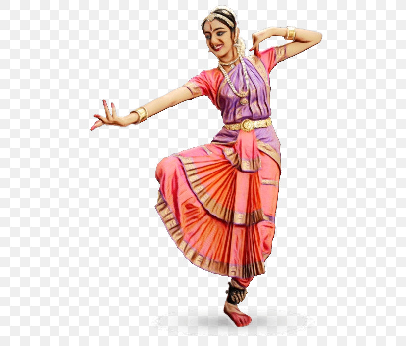 Bharatanatyam, PNG, 500x700px, Watercolor, Bhangra, Bharatanatyam, Costume, Costume Design Download Free