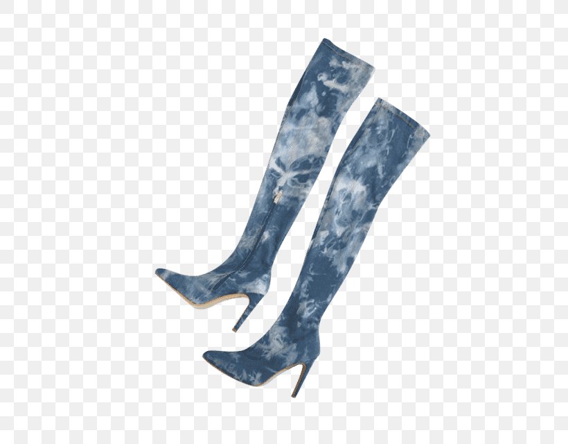 High-heeled Shoe Knee-high Boot Jeans, PNG, 480x640px, Watercolor, Cartoon, Flower, Frame, Heart Download Free
