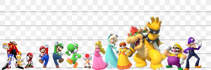 Mario & Sonic At The Olympic Games Princess Peach Rosalina Princess Daisy, PNG, 3000x1000px, Mario Sonic At The Olympic Games, Action Figure, Character, Coloring Book, Fictional Character Download Free