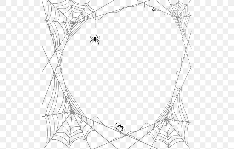Spider Web Theridiidae, PNG, 523x523px, Spider Man, Animal, Area, Black, Black And White Download Free