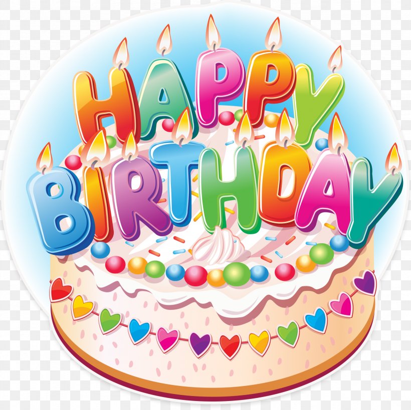 Birthday Cake Happy Birthday To You Wish Clip Art, PNG, 2561x2560px, Birthday Cake, Baked Goods, Balloon, Birthday, Cake Download Free