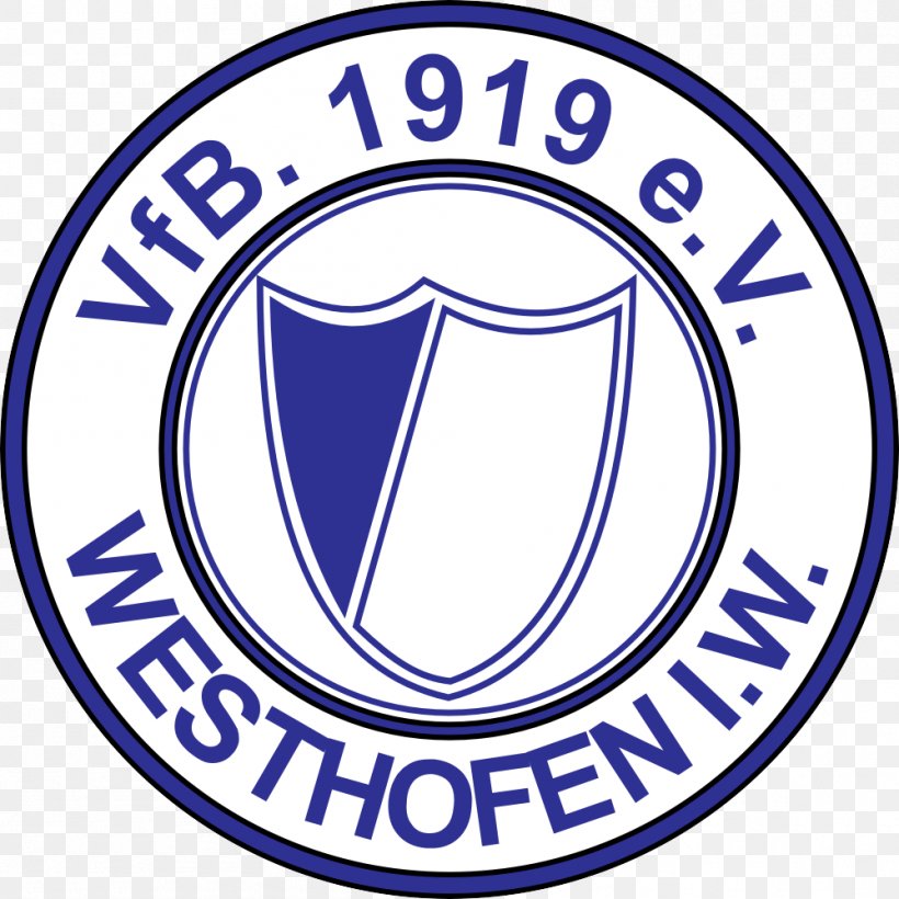 Logo Brand VfB Westhofen 1919 E.V. Organization Trademark, PNG, 999x999px, Logo, Area, Brand, Organization, Recreation Download Free
