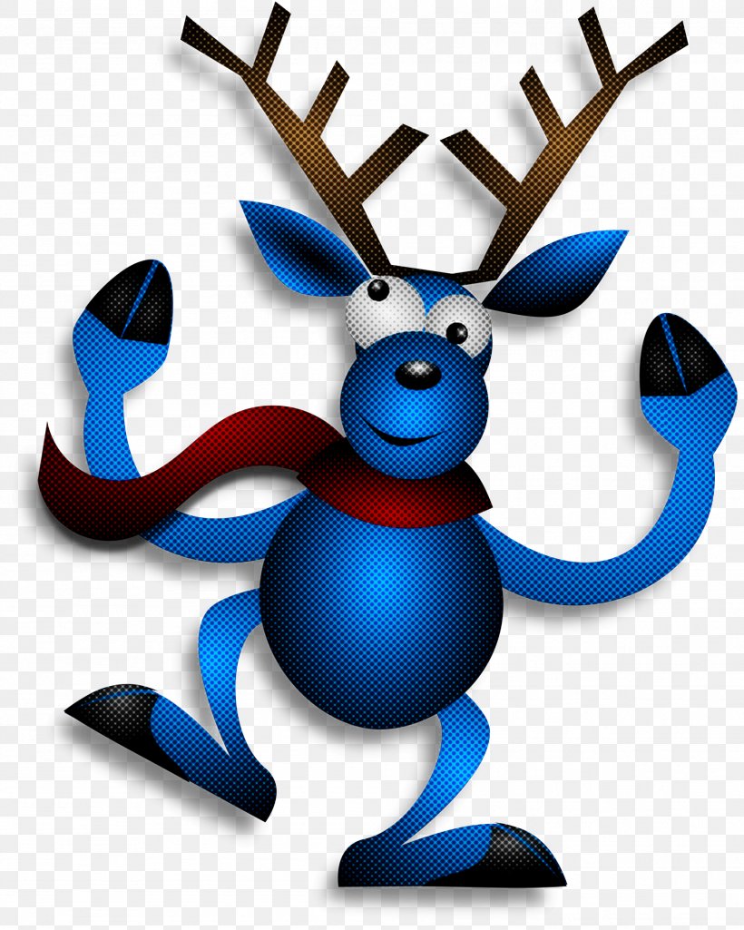 Reindeer, PNG, 1999x2499px, Cobalt Blue, Antler, Deer, Electric Blue, Reindeer Download Free