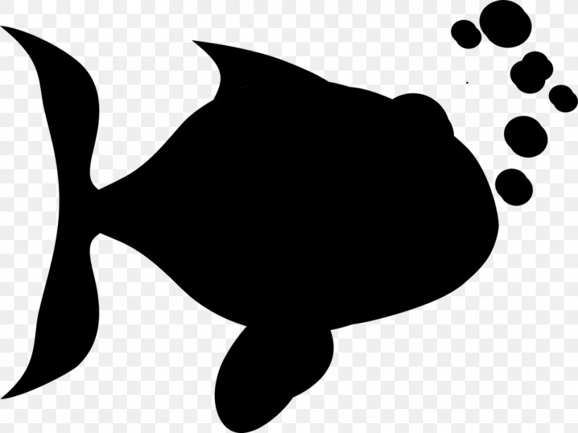Clip Art Silhouette Image, PNG, 960x719px, Silhouette, Blackandwhite, Drawing, Fish, Organism Download Free