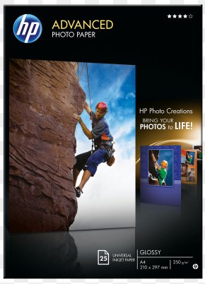 Hewlettpackard - HP Advanced Glossy Photo Paper Hewlett-Packard Photographic Paper Inkjet Paper PNG