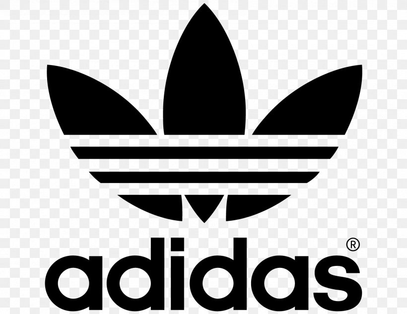 Adidas Trefoil Clip Art, PNG, 1692x1307px, Adidas, Area, Black And White, Brand, Logo Download Free