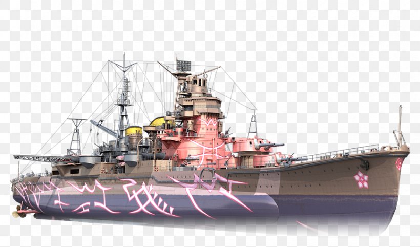 Heavy Cruiser World Of Warships Japanese Cruiser Ashigara Myōkō-class Cruiser, PNG, 870x512px, Heavy Cruiser, Anchor Handling Tug Supply Vessel, Battleship, Boat, Coastal Defence Ship Download Free