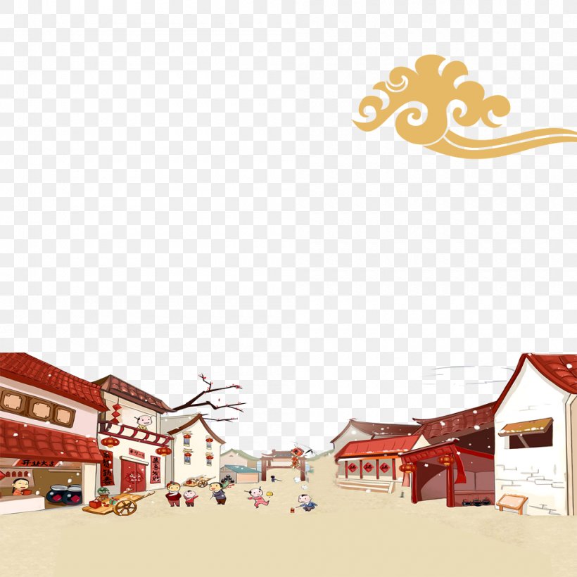 New Street, PNG, 1000x1000px, New Year, China, Chinese New Year, Dianping, Dog Download Free