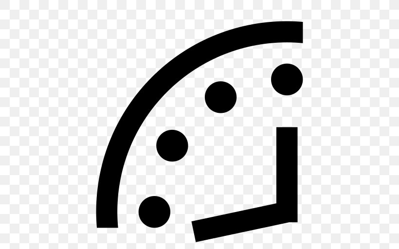 Doomsday Clock Bulletin Of The Atomic Scientists 2 Minutes To Midnight Clip Art, PNG, 512x512px, Doomsday Clock, Alarm Clocks, Apocalypse, Black And White, Bulletin Of The Atomic Scientists Download Free