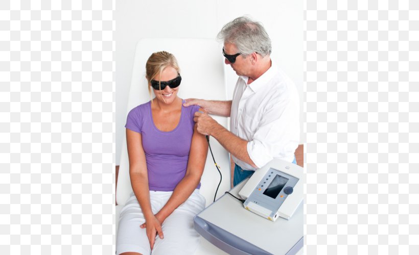 Physical Therapy Low-level Laser Therapy Electrotherapy Health Care, PNG, 500x500px, Therapy, Arm, Electrotherapy, Eyewear, Furniture Download Free