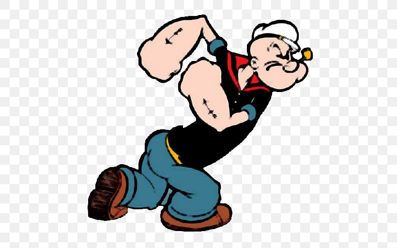 Popeye Village Popeye: Rush For Spinach Cartoon Character, PNG, 512x512px, Popeye, Animated Cartoon, Animation, Area, Arm Download Free