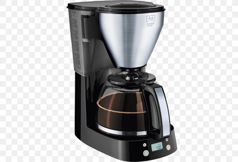 Coffeemaker Melitta Easy Top Coffee Percolator, PNG, 560x560px, Coffee, Brewed Coffee, Coffee Percolator, Coffeemaker, Drip Coffee Maker Download Free