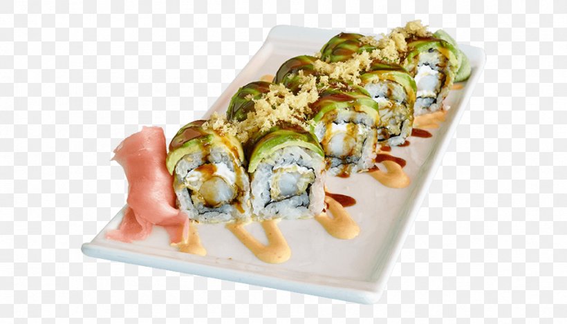 Sushi California Roll Ceviche Japanese Cuisine Asian Cuisine, PNG, 946x542px, Sushi, Appetizer, Asian Cuisine, Asian Food, California Roll Download Free